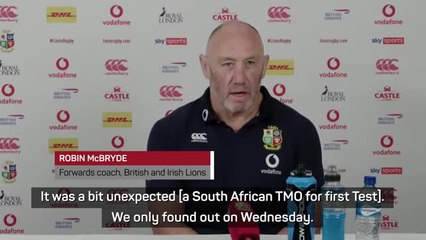 South African TMO for Lions opener a 'lack of foresight' - McBryde