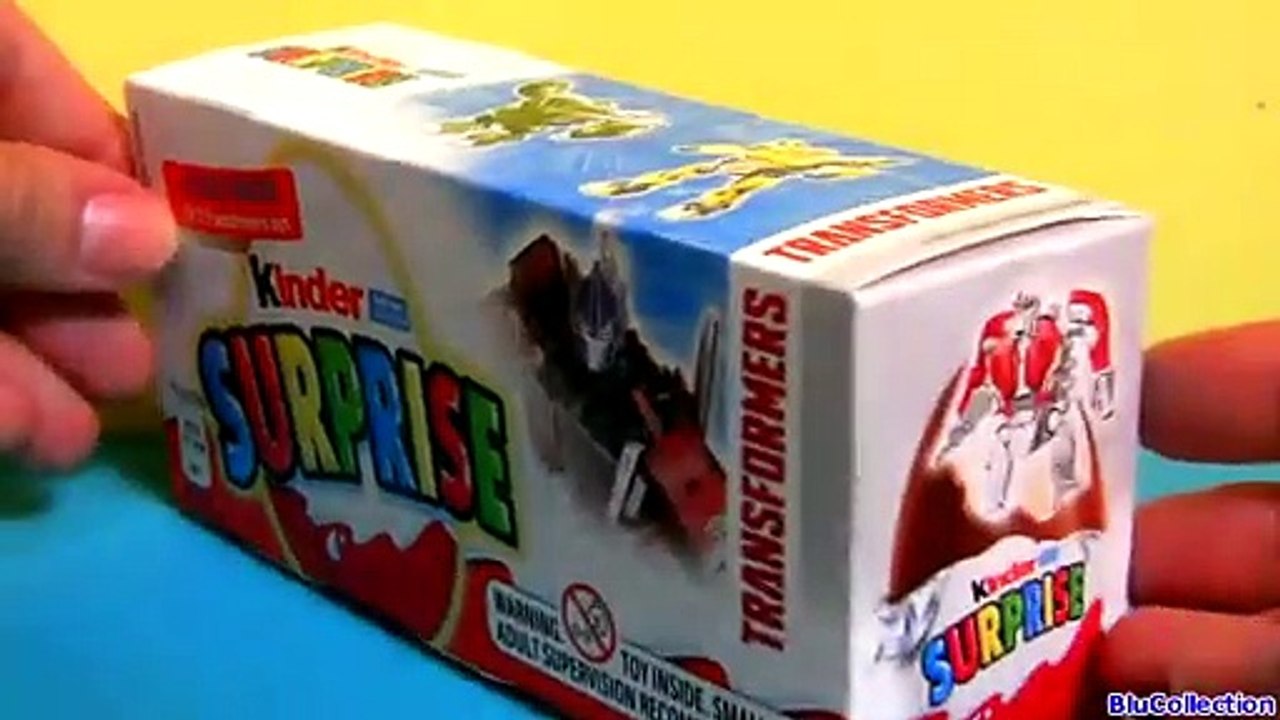 Kinder SURPRISE Box TRANSFORMERS Easter Eggs Op...