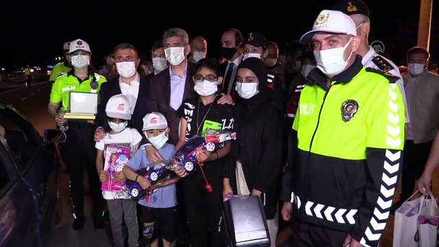 DÜZCE - İçişleri Bakan Yardımcısı İnce, Düzce'de trafik denetimine katıldı