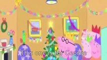 Learning english with Peppa Pig Cartoon - Christmas Santas Visit [Englishsub]