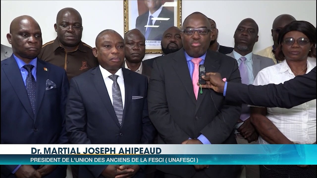 Konan Kouadio Bertin (KKB), Ministre de la réconciliation accorde une audience à l'UNAFESCI #RTIinfo