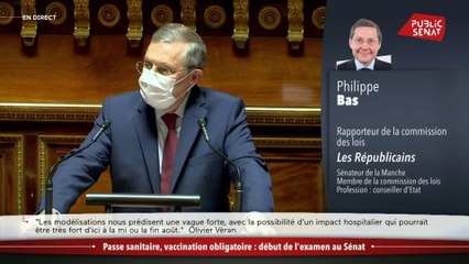 Projet de loi sanitaire : Philippe Bas veut un texte "plus respectueux des libertés"