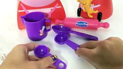 Peppa Pig Cooking Play Set Play Doh Food Ice Cream Playdough Chef Peppa Pig Cooking Set Carry Case