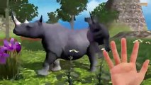 Colores Elefante Vs Gorila Dedo de la Familia Rimas   3D de Colores Para los Niños   3D de dibujos animados de Mal