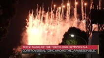 Japanese gather for Olympic opening ceremony