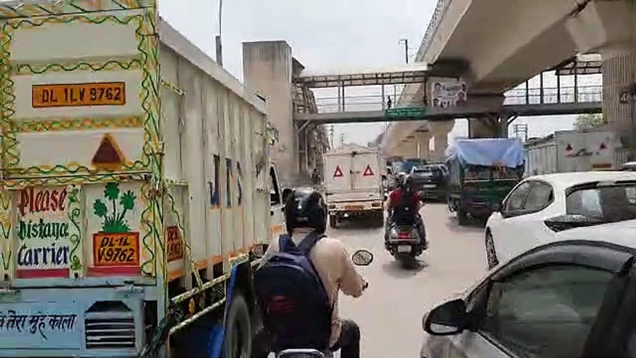 Delhi road traveling part -15
