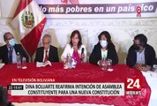 Boluarte: Referéndum sería el mecanismo para cambiar la Constitución mediante Asamblea Constituyente