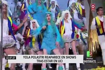 Yola Polastry reapareció en show infantil tras salir de UCI por un problema cardíaco