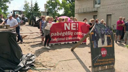 Lituanie : ils protestent contre l'hébergement provisoire de réfugiés