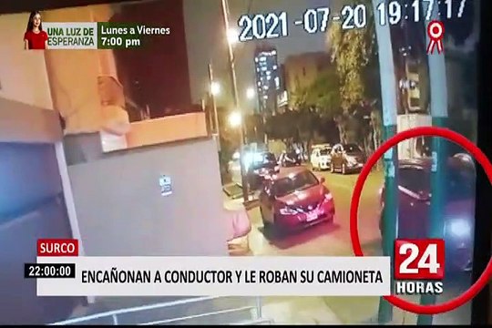 Delincuentes que asaltaron a propietarios de un edificio serían los mismos que robaron camioneta en Surco