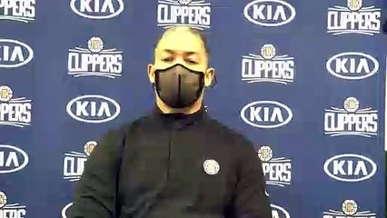 Clippers Coach Ty Lue Reacts to Loss vs Brooklyn