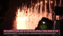 Japaner versammeln sich für Olympia-Zeremonie
