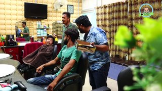 Laughing Barber Prank Part 2  By Nadir Ali & Jaffar Masatana in  P4 Pakao  2021