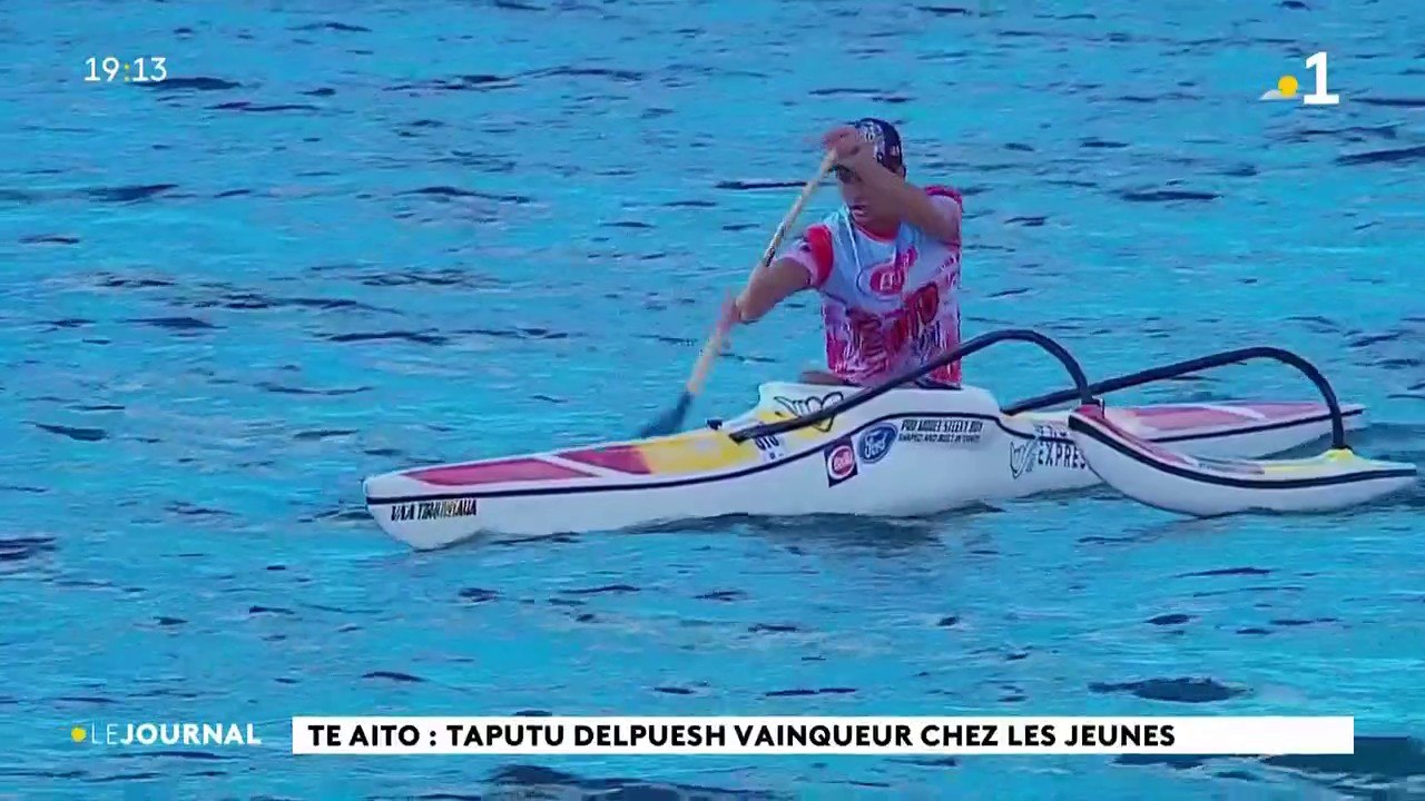 Course de va'a Te aito : les jeunes ouvrent le bal