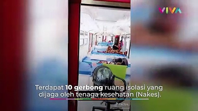 Room Tour Kereta Isolasi Pasien Covid-19 di Madiun