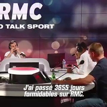 Mohamed Bouhafsi s'effondre en larmes lors de ses adieux sur RMC