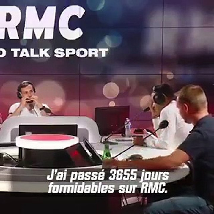 Mohamed Bouhafsi s'effondre en larmes lors de ses adieux sur RMC