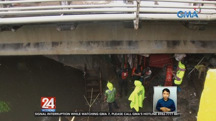 Mga nakatira sa ilalim ng tulay sa Quezon City, pwersahan nang pinalikas | 24 Oras Weekend