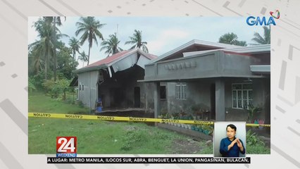 Bahagi ng bahay, gumuho dahil sa malaking bitak sa lupa | 24 Oras Weekend