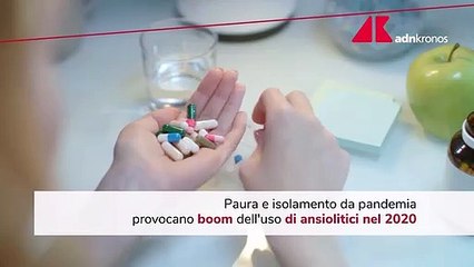 Covid e farmaci: boom degli ansiolitici nel 2020