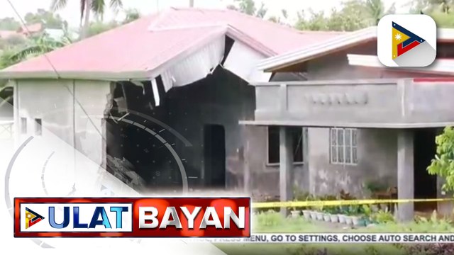 Sinkhole, namataan sa Taal, Batangas kasunod ng pagyanig; 6.6 magnitude na lindol, nag-iwan ng bitak sa ilang gusali sa Calatagan, Batangas