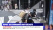 Armés de pinces à déchets, ces deux samouraïs nettoient les rues de Tokyo