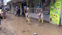 ARTVİN - Arhavi'de hasar tespit ve temizlik çalışmaları devam ediyor