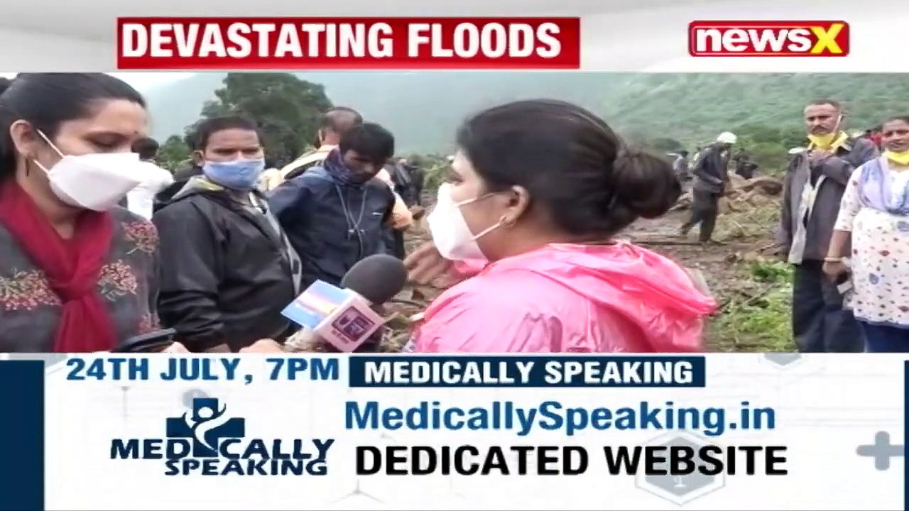 Houses Destroyed Due To Landslide In Maharashtra’s Raigad NewsX Ground Report NewsX(1)