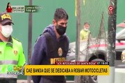 “Los intocables de Santa Rosa”: Cae banda que se dedicaba a robar motocicletas