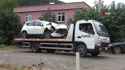 Bayram dönüşü trafik kazası: 2 yaralı