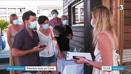 Haute-Corse : premiers tests du pass sanitaire dans les restaurants