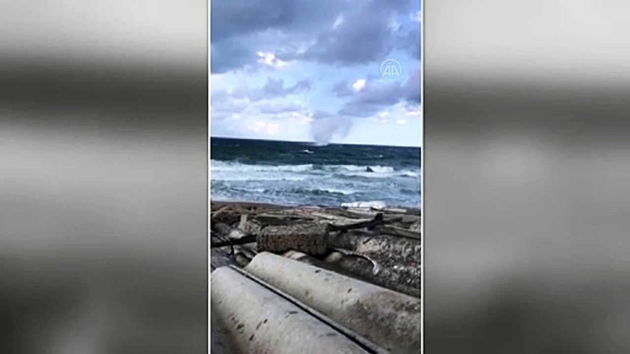 İSTANBUL - Şile'deki hortum balıkçılar tarafından görüntülendi (3)