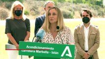 La Junta y el Ayuntamiento de Marbella acuerdan el arreglo integral de la carretera a Istán