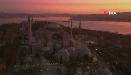 Cumhurbaşkanı Erdoğan'dan Ayasofya paylaşımı