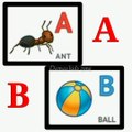 A for apple B for ball, alphabets,ABCD, Alphabet, Animation Video,abcd