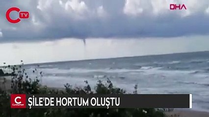 Şile'de hortum oluştu