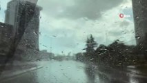 Anadolu Yakası’nda sağanak yağış başladı