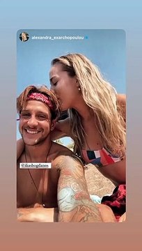 Ηλίας Μπόγδανος – Αλεξάνδρα Εξαρχοπούλου: Οι πρώτες ρομαντικές στιγμές από τις διακοπές τους