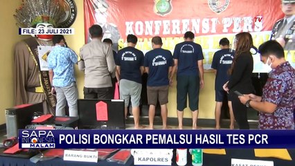 Скачать видео: Polisi: Tersangka Sudah Palsukan 11 Surat PCR di Bandara Halim