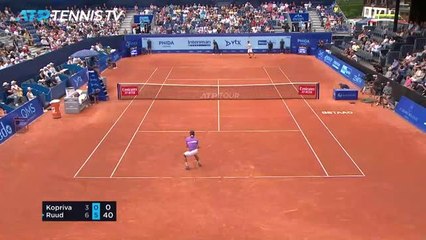 Gstaad - Ruud expédie Kopriva et file en finale