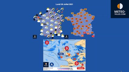 prévisions météo du samedi 24 juillet 2021