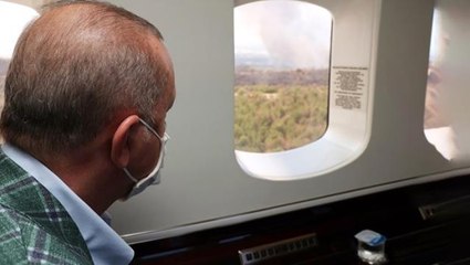 Son Dakika! Yanan alanların akıbeti ne olacak? İşte bölgeyi inceleyen Cumhurbaşkanı Erdoğan'ın ilk sözleri