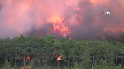 Yangın alanları afet bölgesi ilan edildi