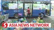 Vietnam News | Buses travel around HCM City to sell vegetables
