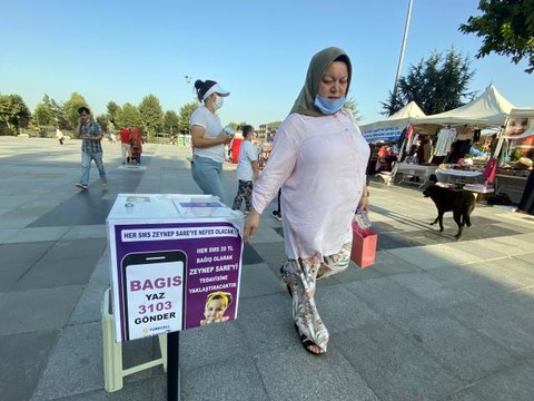 SMA hastası 1,5 yaşındaki Zeynep Sare için kurulan stanttaki bağış kutusu çalındı