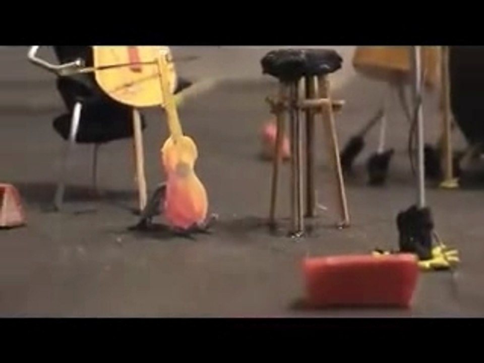 La maquette du spectacle L Opéra bleu, d'Igor Stanislas