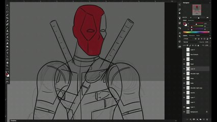 Pintando a Deadpool - Detrás de Camaras