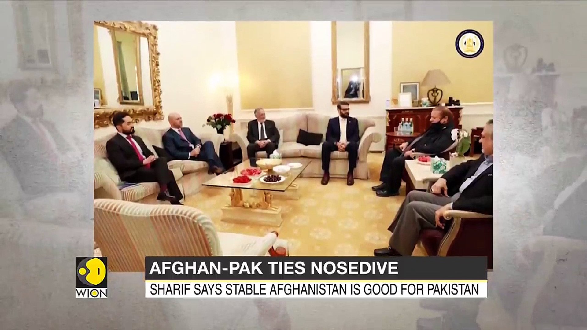 Top Afghan officials meet former Pakistan PM Nawaz Sharif _ Latest World English News _ WION News