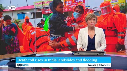 Download Video: India floods and mudslides kill more than 100, many missing or trapped _ DW News