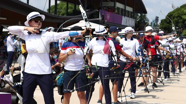여자 양궁, 전무후무 올림픽 9연패 도전...김학범호 루마니아전 / YTN